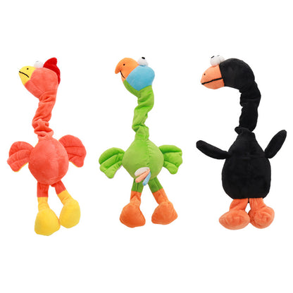 Twist-and-Squeak Long-Necked Bird Toy