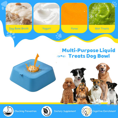 Pet Fun Licking Slow Feeding Bowl