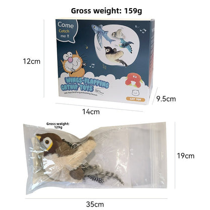 Electric Plush Bird Pet Toy with Sound