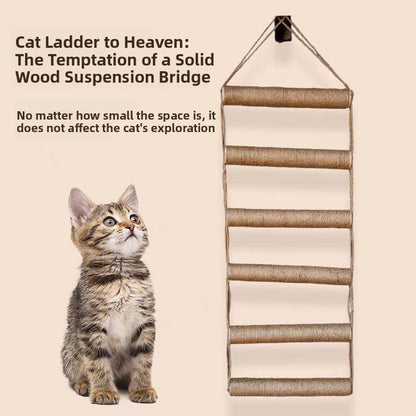 Pet Climbing Ladder with Soft Rope