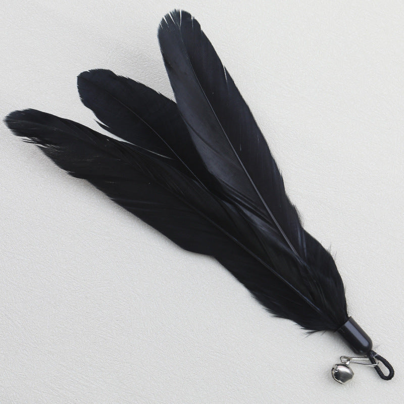 Feather Cat Teaser Stick with Suction Cup