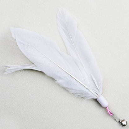 Feather Cat Teaser Stick with Suction Cup