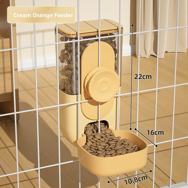 Pet hanging drinking fountain