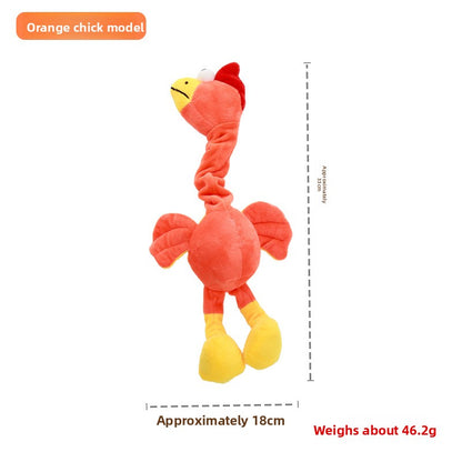 Twist-and-Squeak Long-Necked Bird Toy
