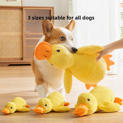 Cute Duck Plush Pet Chew Toy