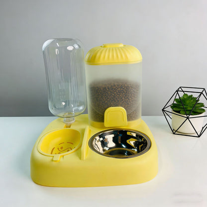 Dual Compartment Pet Feeding Bowl