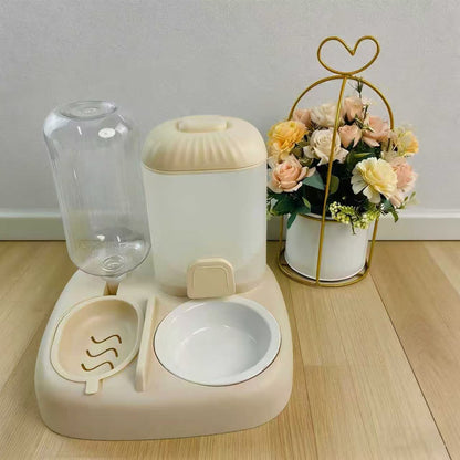 Dual Compartment Pet Feeding Bowl