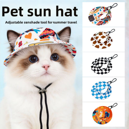 Pet Sun Protection Hats for Dogs and Cats