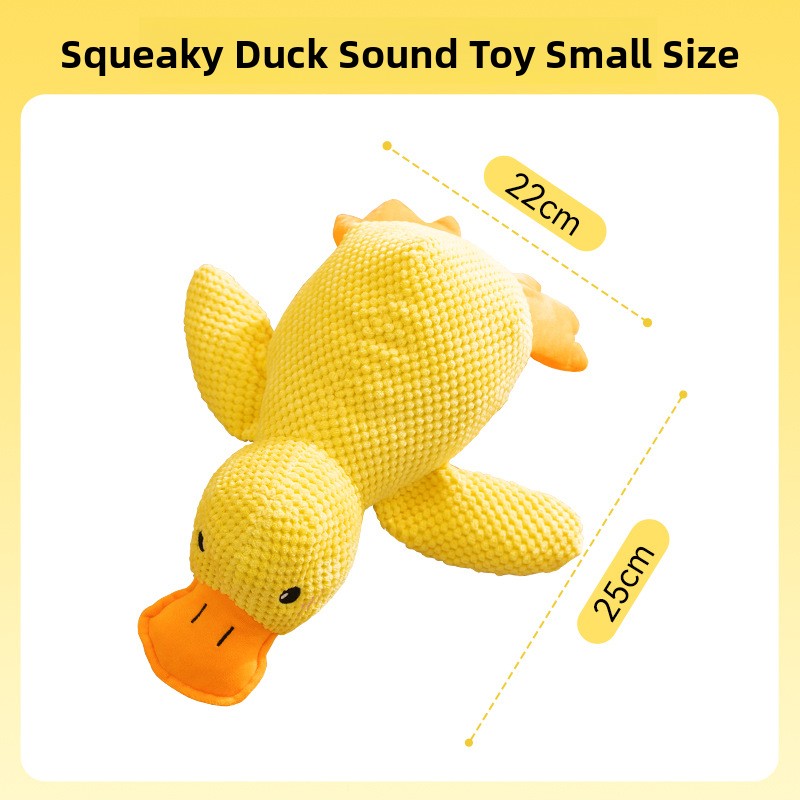 Cute Duck Plush Pet Chew Toy