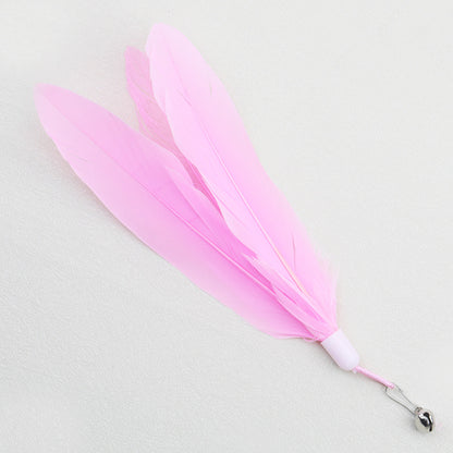 Feather Cat Teaser Stick with Suction Cup