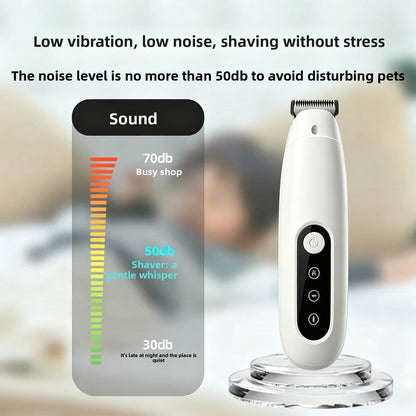 Thumb Pet Hair Trimmer with Hair Catcher