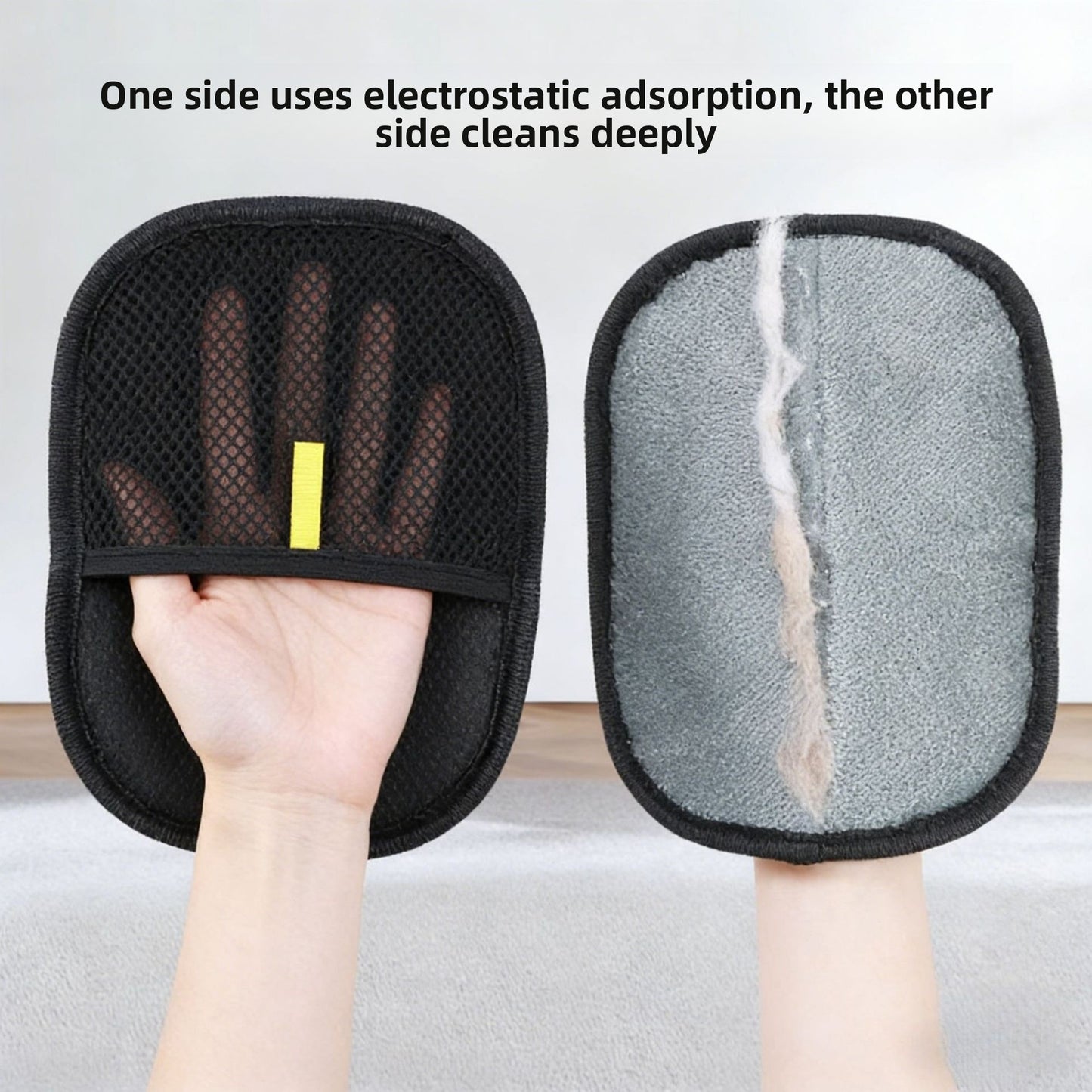Pet Hair Removal Gloves Static Electricity Grooming Brush