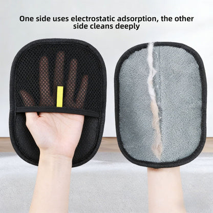 Pet Hair Removal Gloves Static Electricity Grooming Brush