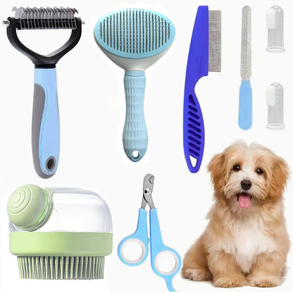 Double-Sided Pet Grooming Comb and Hair Remover
