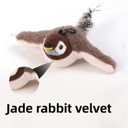 Electric Plush Bird Pet Toy with Sound