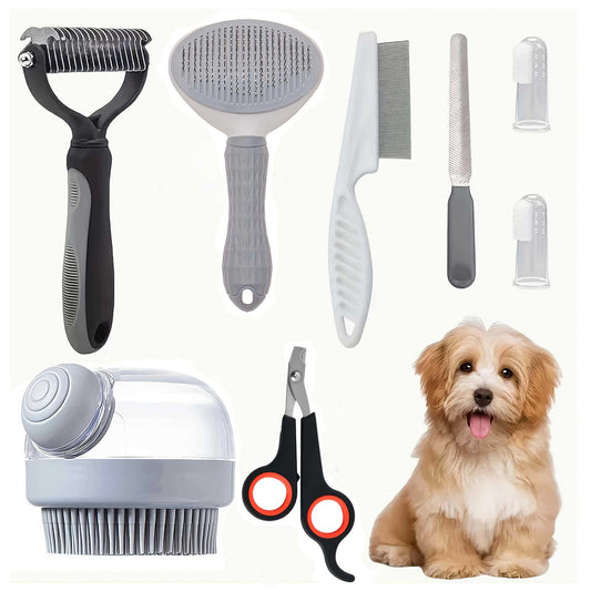 Double-Sided Pet Grooming Comb and Hair Remover