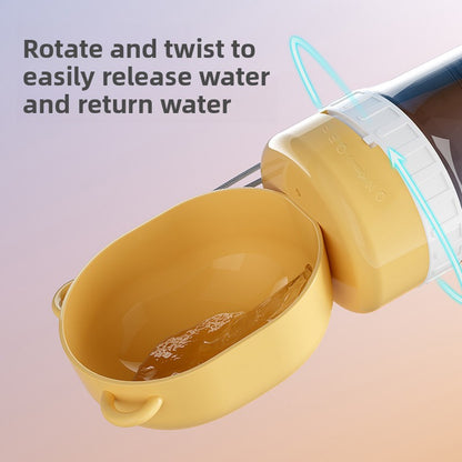 Portable Pet Water Drinker Outdoor Feeding Cup
