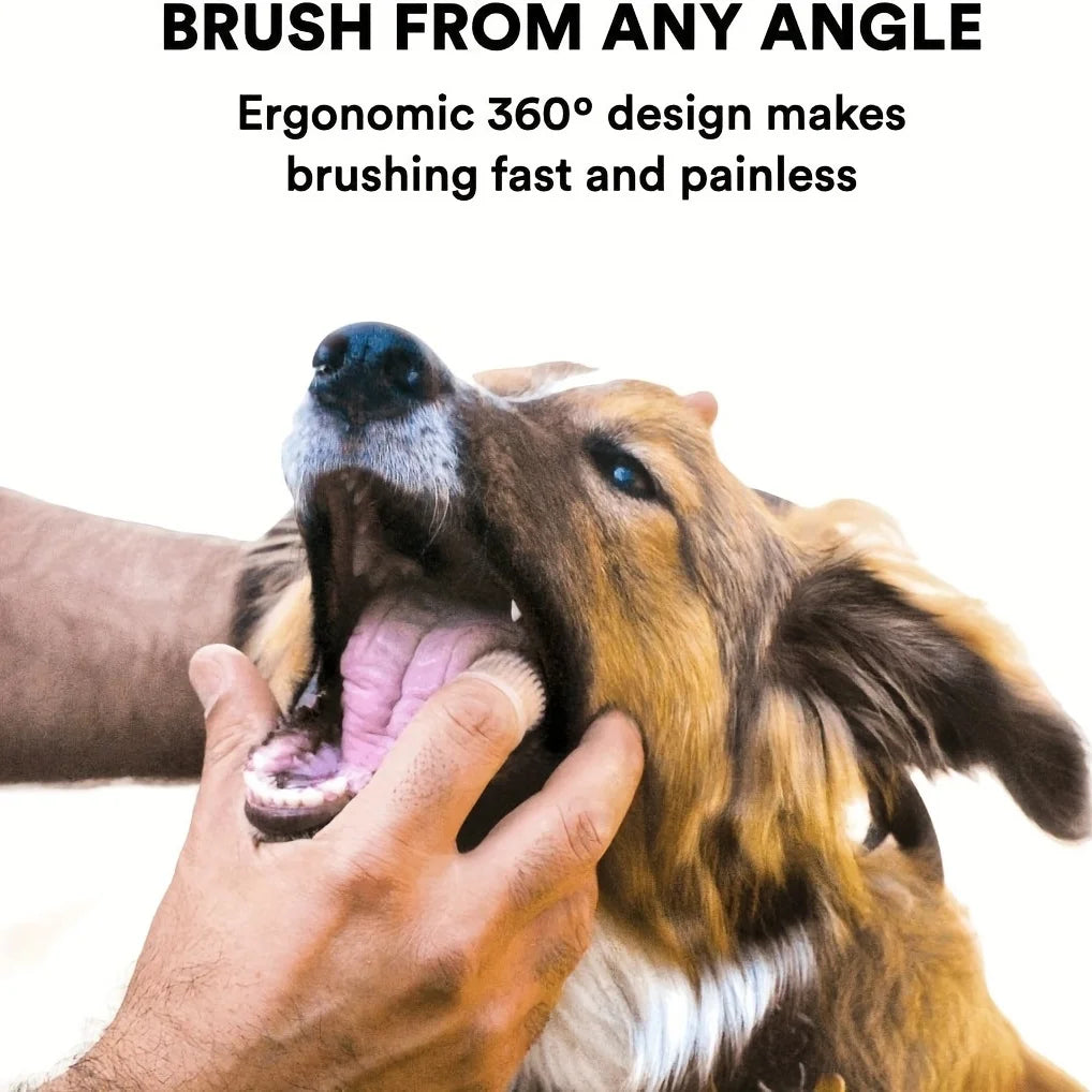 Ultra-Soft Silicone Pet Finger Toothbrush Set