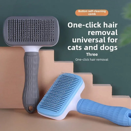 Self-Cleaning Pet Slicker Brush