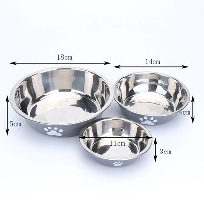 Premium Stainless Steel Pet Feeding Bowl