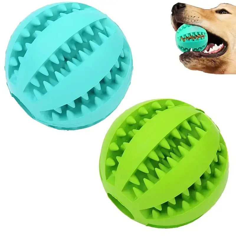 Interactive Treat Dispensing Dog Ball
