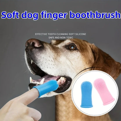 Ultra-Soft Silicone Pet Finger Toothbrush Set