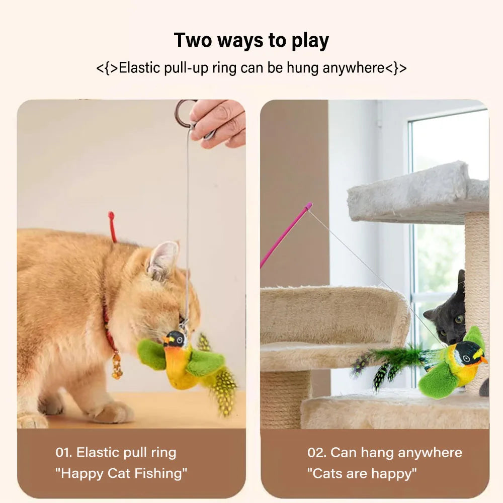 Interactive Bird Cat Teaser Toy