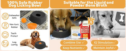 Slow Drinking Anti-Splash Dog Water Bowl