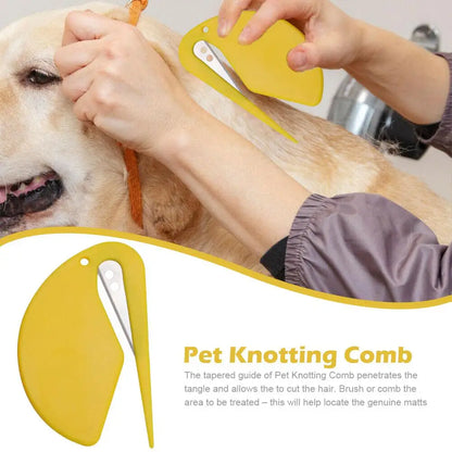 Pet Dematting & Knot Removal Comb