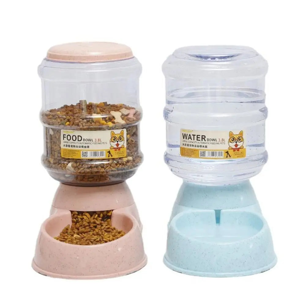 3.8L Automatic Pet Food & Water Dispenser