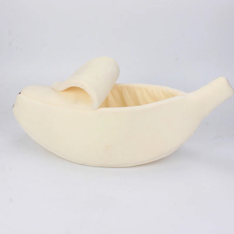 Banana Hideaway Cat Bed