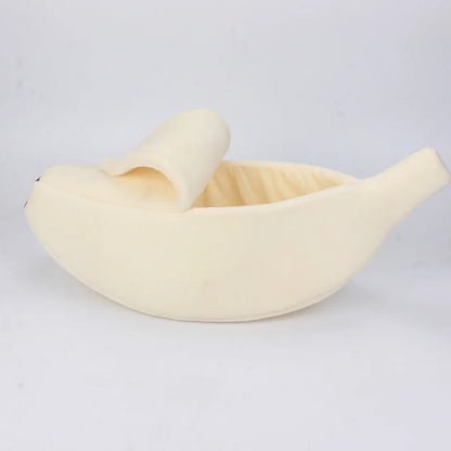 Banana Hideaway Cat Bed
