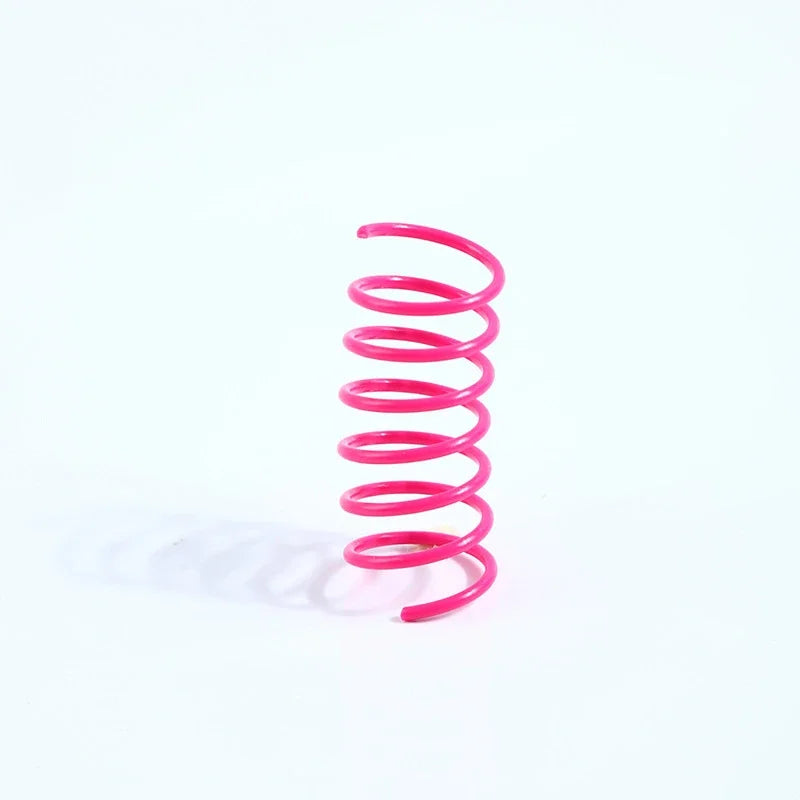 Colorful Cat Spring Toy Set