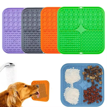 Slow Feeder & Lick Mat for Dogs & Cats