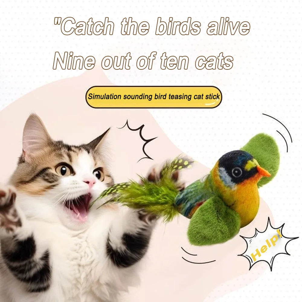 Interactive Bird Cat Teaser Toy