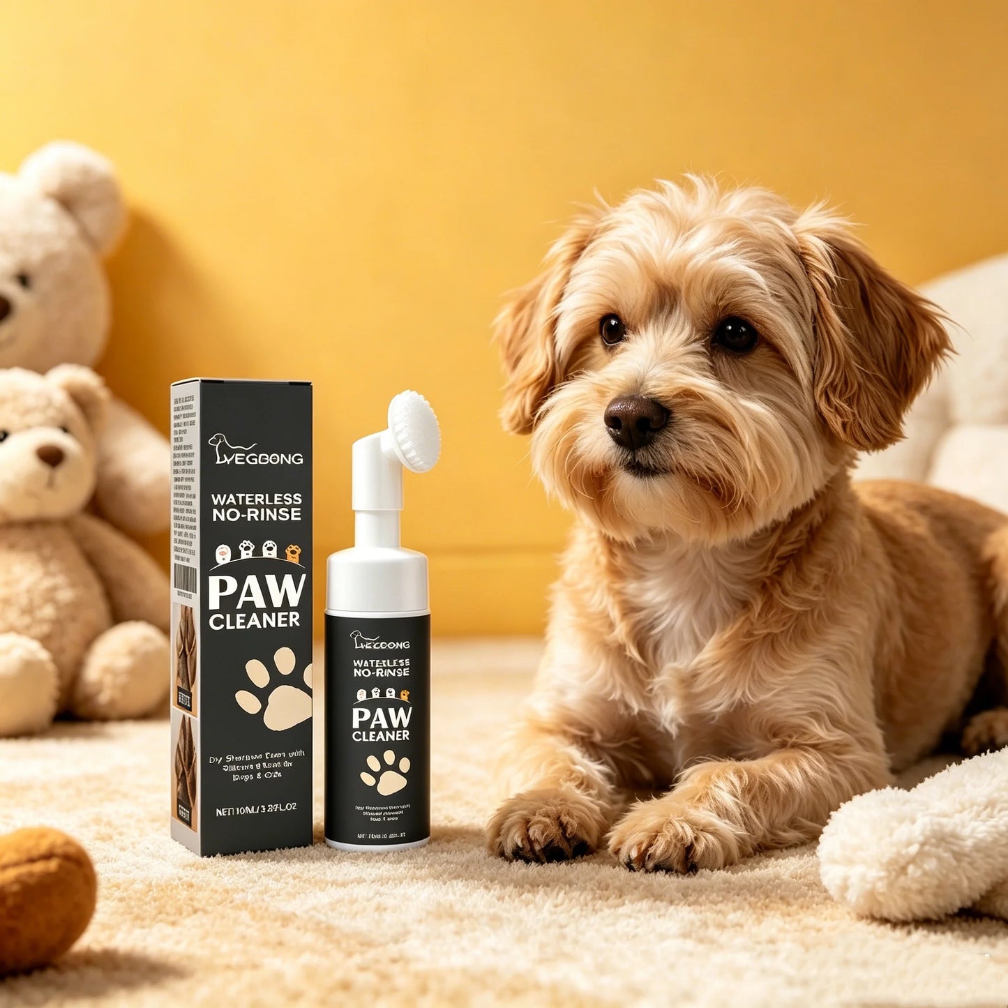 No-Rinse Pet Paw Cleaner & Balm Kit