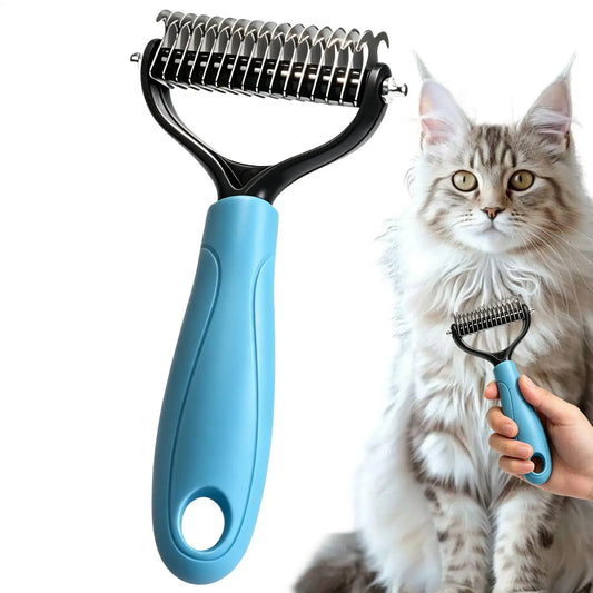 Double-Sided Deshedding Grooming Brush