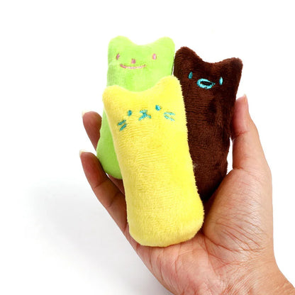 Interactive Catnip Plush Toy Set
