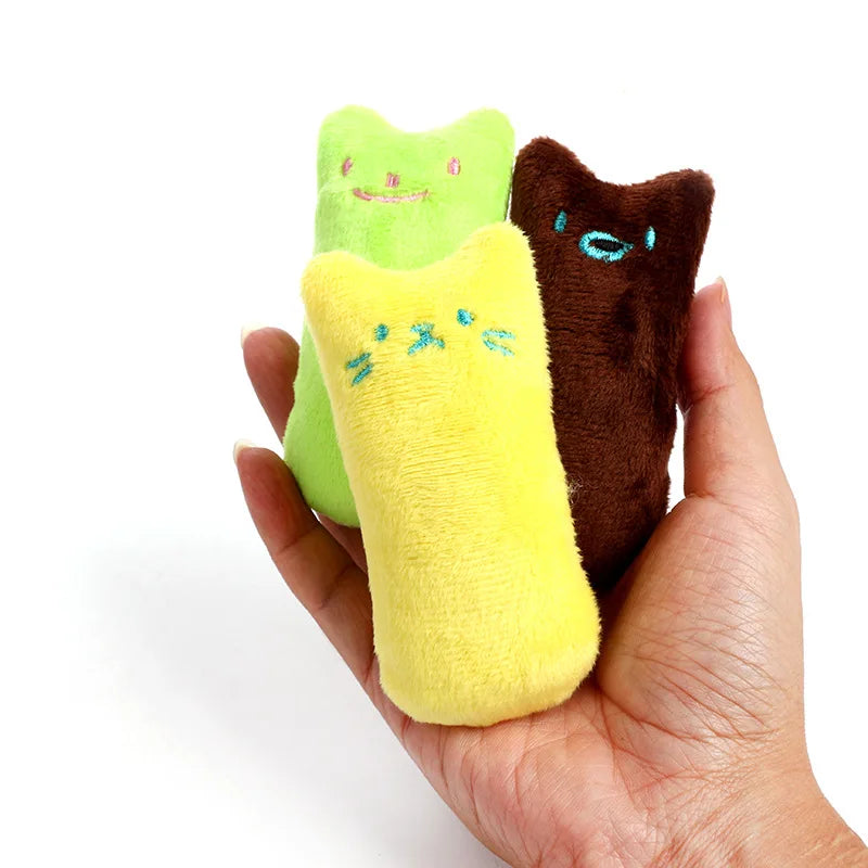 Interactive Catnip Plush Toy Set