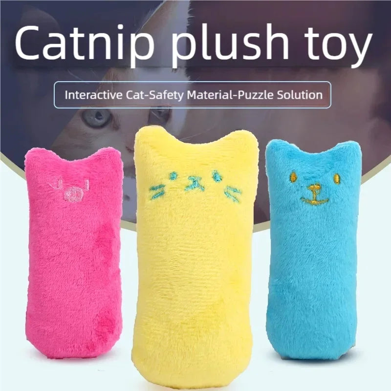 Interactive Catnip Plush Toy Set