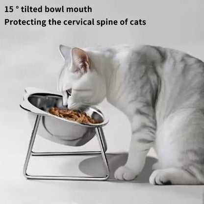 Elevated Stainless Steel Pet Bowl