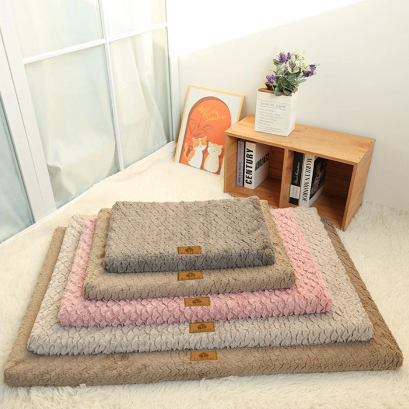 Ultra Soft Plush Dog Sofa Bed