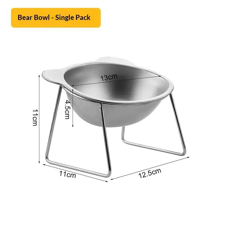 Elevated Stainless Steel Pet Bowl