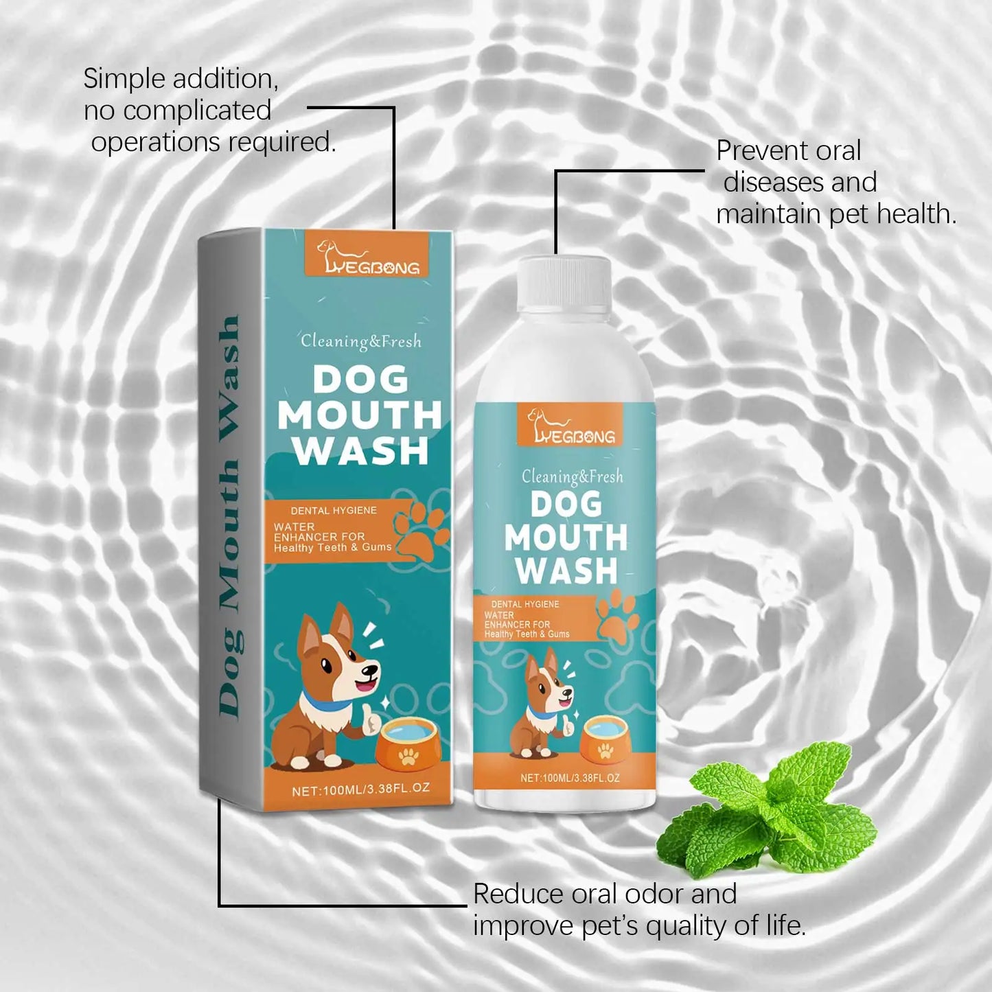 Fresh Breath Pet Dental Mouthwash