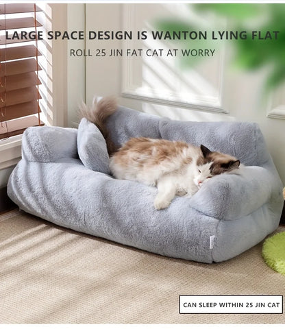Luxury Calming Cat & Small Dog Bed