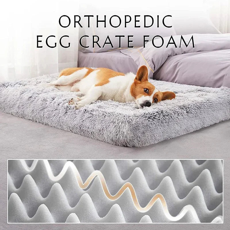 Washable Plush Dog Bed