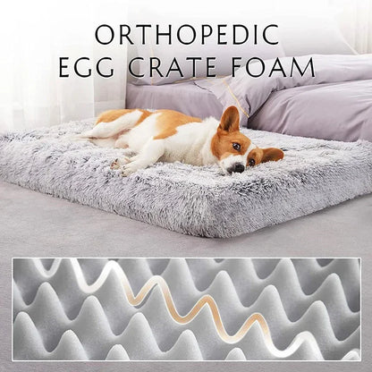 Washable Plush Dog Bed