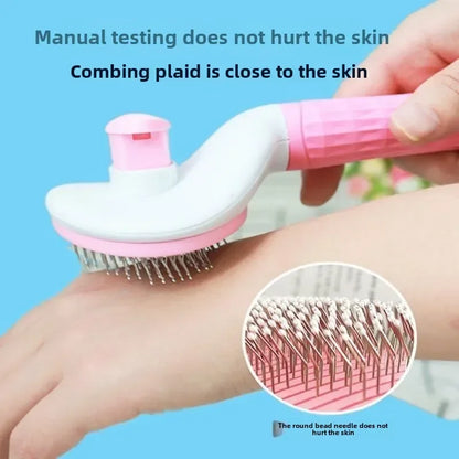 Self-Cleaning Pet Slicker Brush