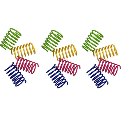 Colorful Cat Spring Toy Set