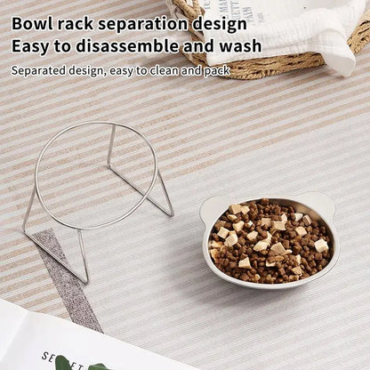 Elevated Stainless Steel Pet Bowl